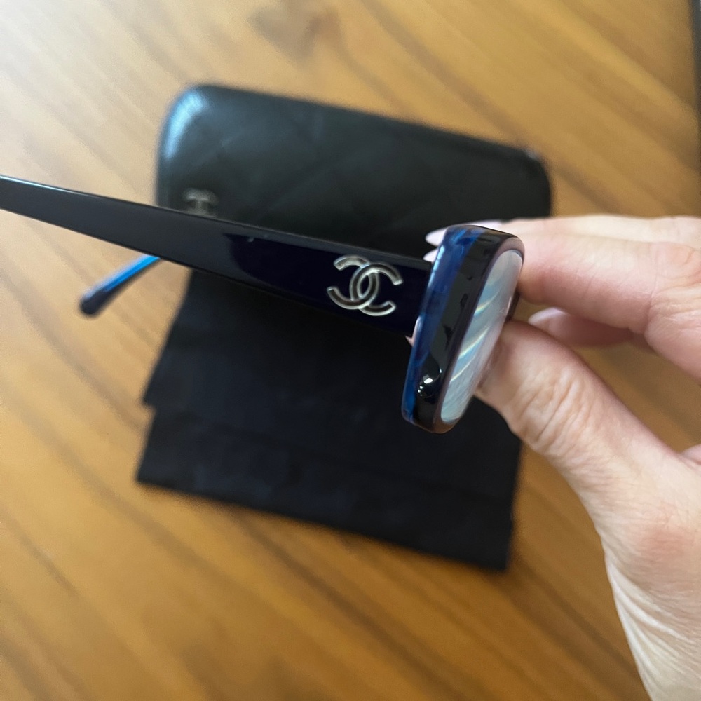 Chanel Blue Sunglasses